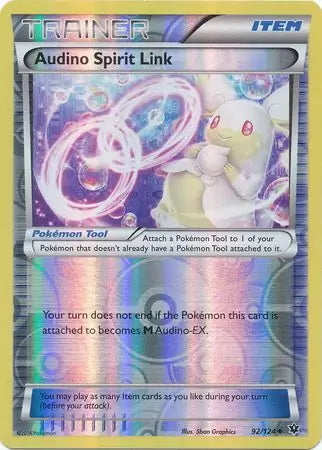 Fates Collide Audino Spirit Link #92/124 reverse holo